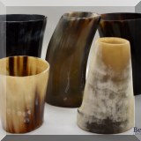 D39. Horn cups. 